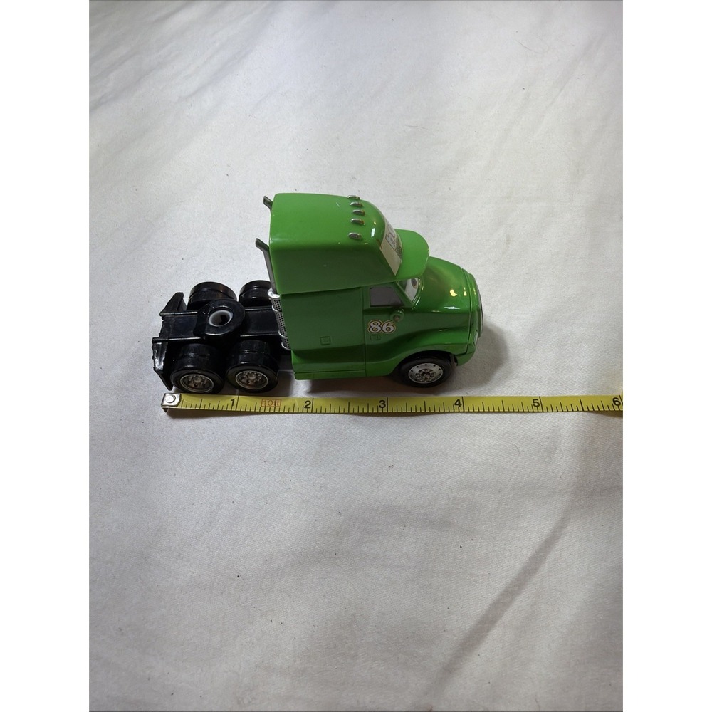 Disney Pixar Cars Chickhick's Green #86 Hauler (Truck Only) Used - Picture 6 of 6